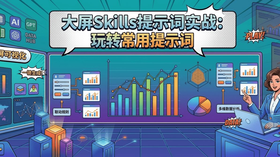 告别拖拽：Claude Code + 积木报表 一句话生成数据大屏
