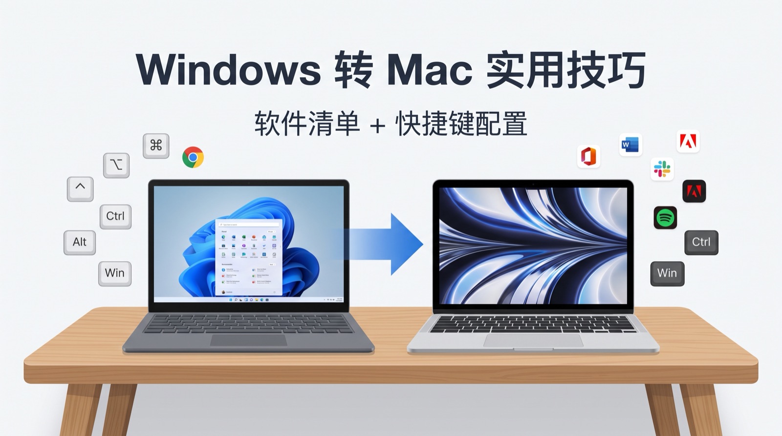 Windows 转 Mac 新手实用技巧：我的软件清单与快捷